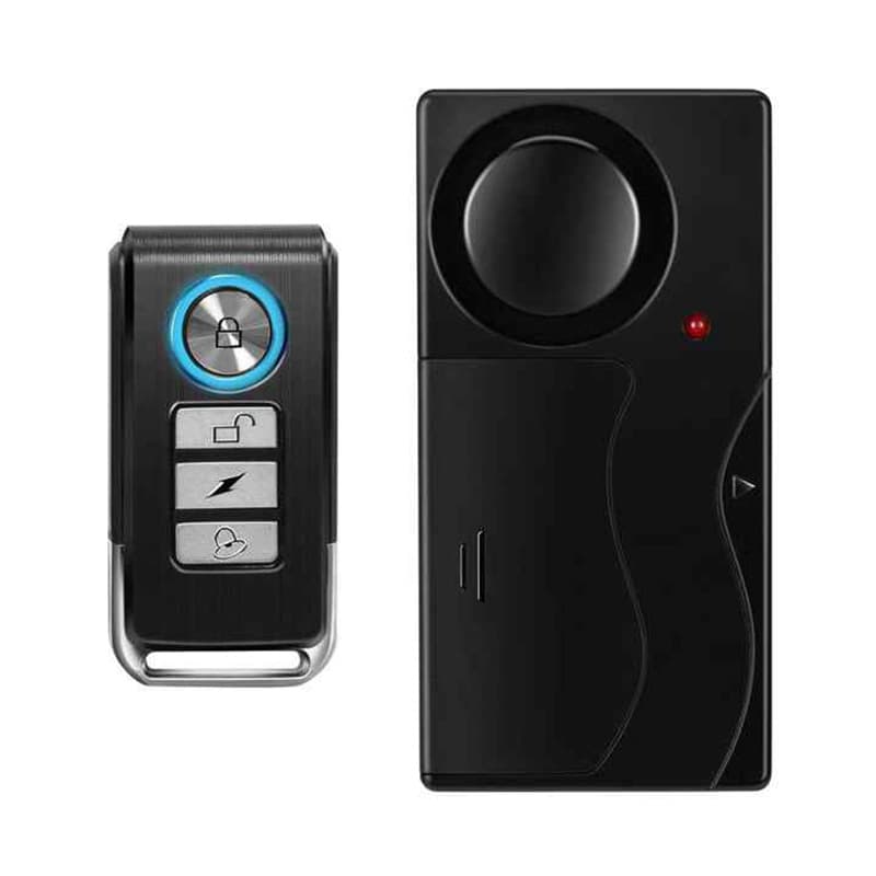 Remote Vibration Alarm Wireless Vehicle Anti-Theft Alarm with Adjustable Sensitivity and Loud Volume SF04R+03C