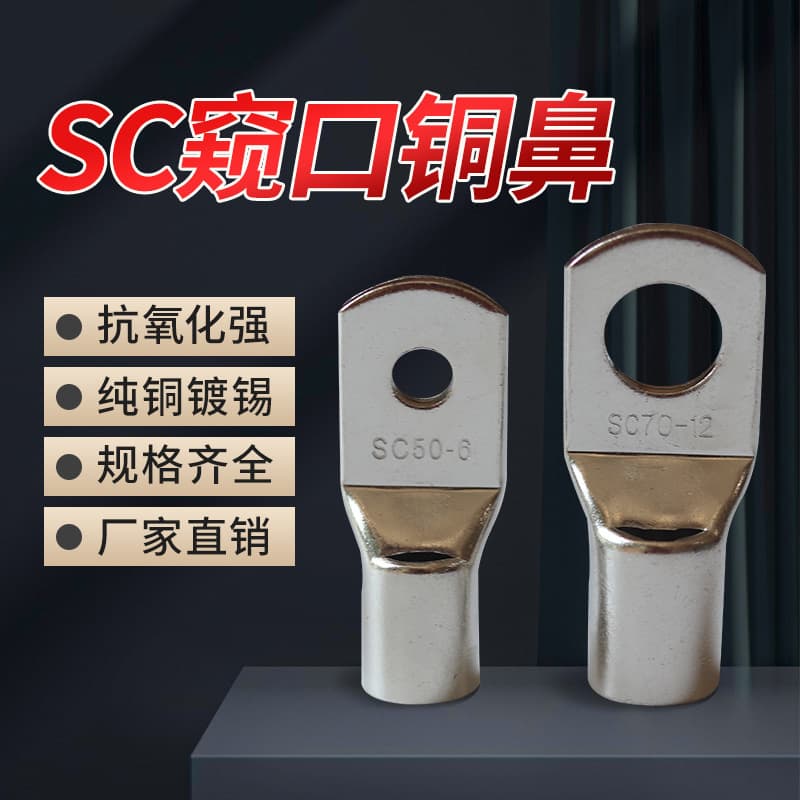 Looking back, we see SC16-8 copper lugs for new energy manufacturers, SC25-6 inspection port copper terminals, and copper wire lugs.