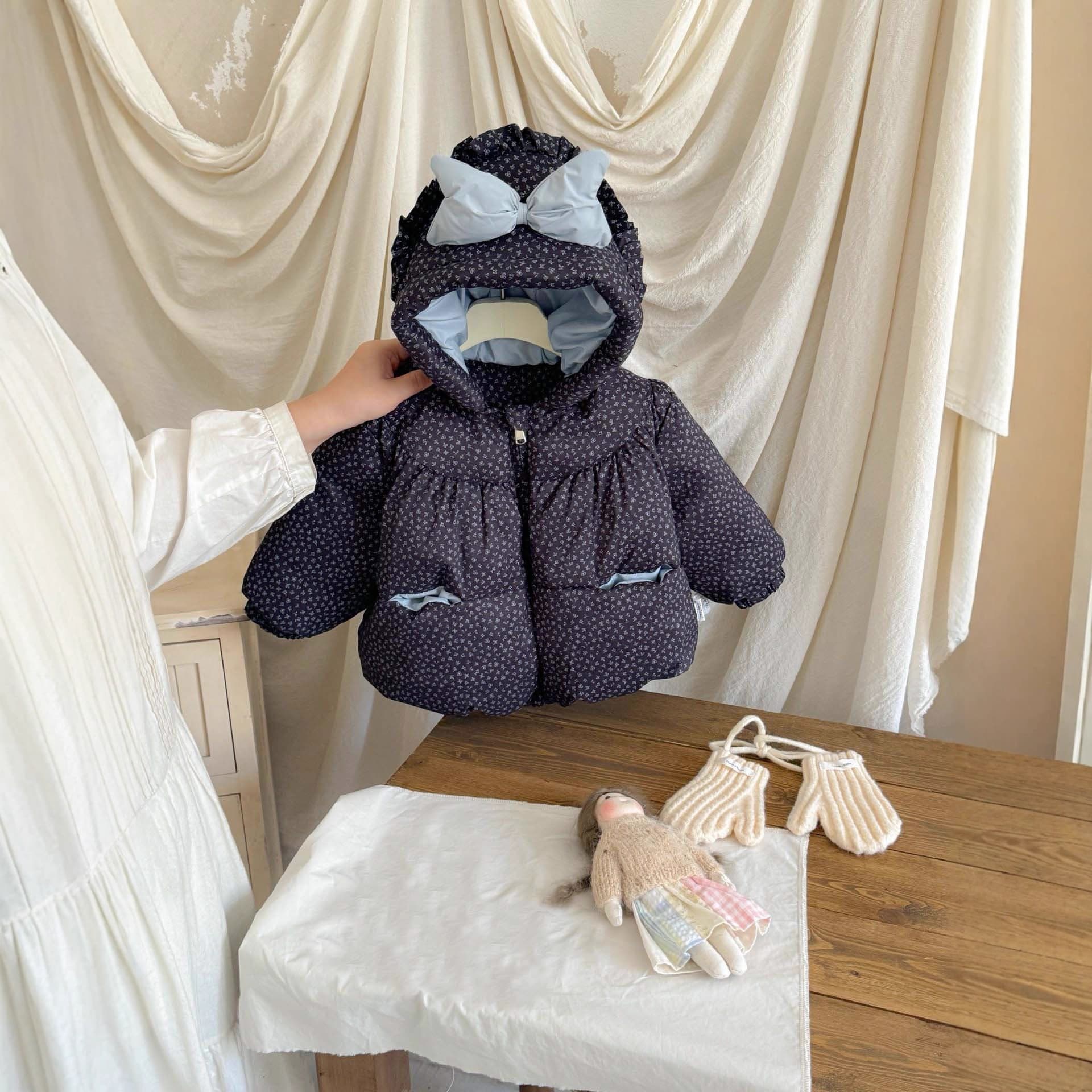 [In Stock] Children's Down Jacket 2025 Winter Girls' Infant Girls' 90% White Duck Down Jacket