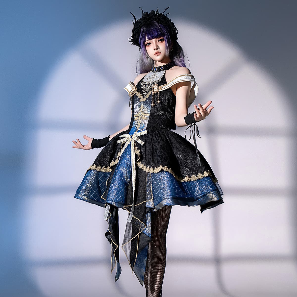 Xiong Doujiang Original Cross Universe Lolita Dress for Everyday Wear, Cute and Sweet Lolita Dress 7266
