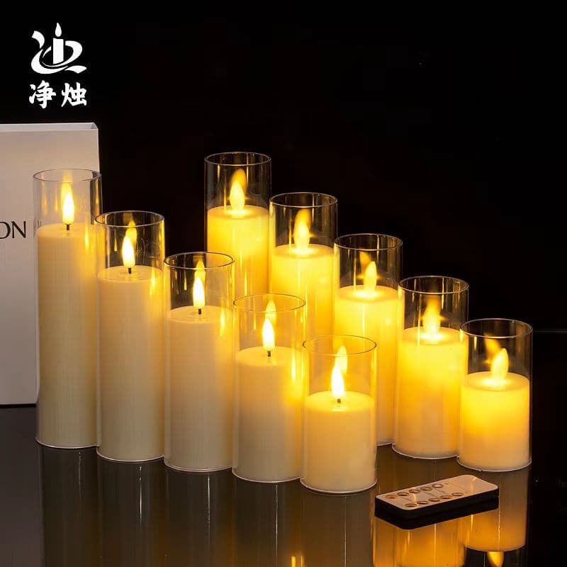 LED electronic candle light simulation candle light smoke-free safety festival wedding atmosphere light manufacturer wholesale