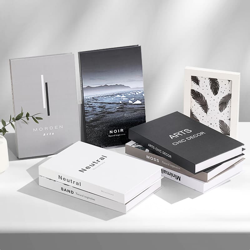 Minimalist English Fake Book Thin Magazine Decorative Book Creative Modern Simple Simulation Book Model Desktop Ornament Wholesale