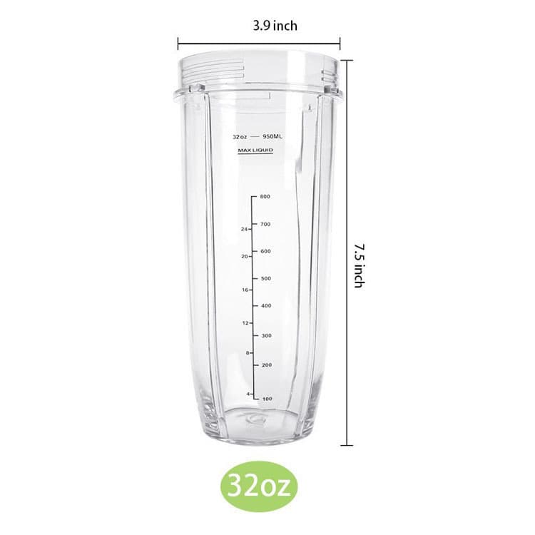 Kitchen Accessory Sealed Cup Lid, Replacement Flip Lid for Ninja Blender 16OZ Cup