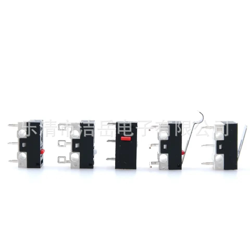 KW10 micro switch with roller mouse miniature switch three-pin short lever micro switch micro touch switch
