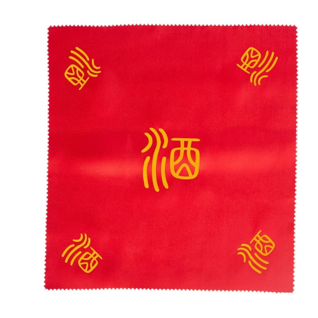 Wine Jar Bottle Sealing Cloth, Red Serrated Edge Straight Edge Silk Ribbon, Red Cover Cloth, Thickened Red Sealing Wine Cloth