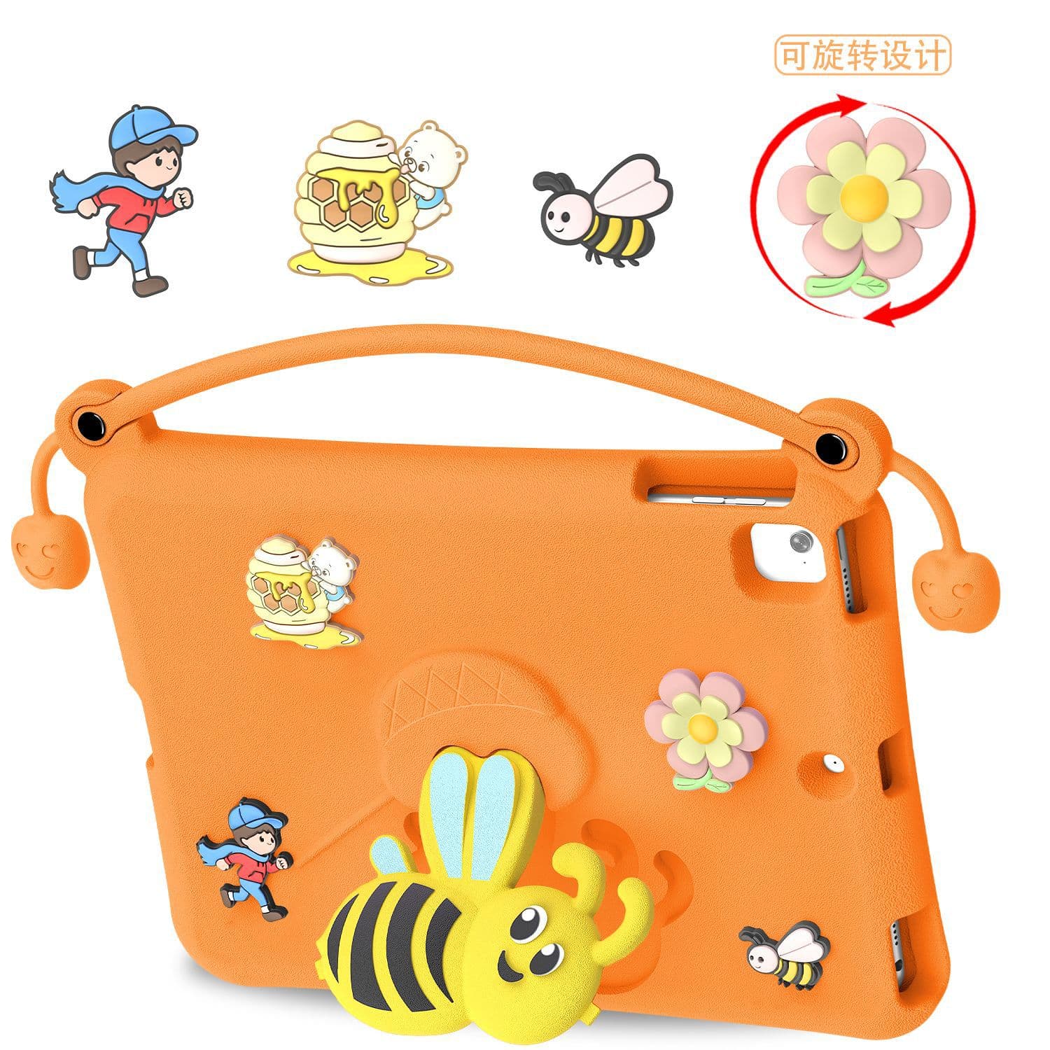 New Tablet Protective Case Compatible with Apple iPad 9.7 Inch, Handheld, for 5th/6th/7th/8th/9th Generation, Kids Tablet Cover