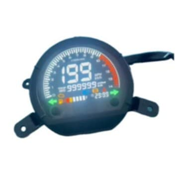 Mengshi Instrument Motorcycle Modification Vehicle LCD Instrument Waterproof Digital Display Knight Odometer