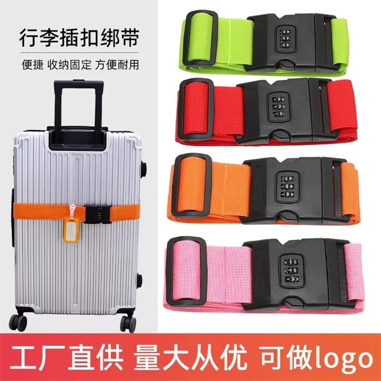 Luggage Strap One-Letter Luggage Strap Password Packing Strap Luggage Binding Rope Luggage Strap Fixed Tie