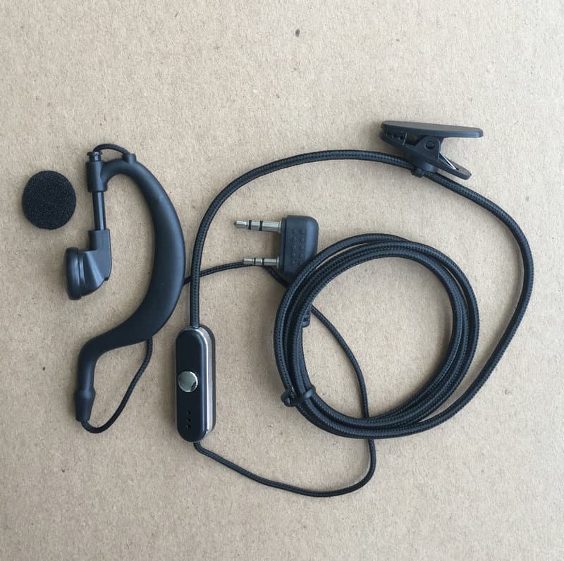 Factory Wholesale Walkie-Talkie Headset K-Type Fine Braided Durable Earpiece First-hand Supply Stock Wholesale