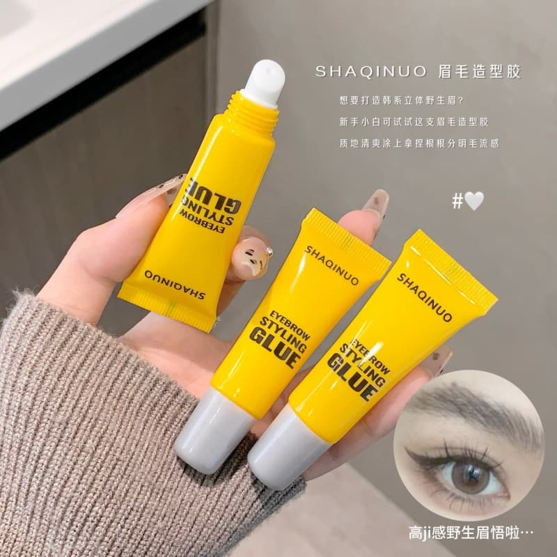 SHAQINUO eyebrow styling gel, eyebrow gel, wild eyebrow cream, colorless gel, eyebrow gel, eyebrow gel, cross-border beauty