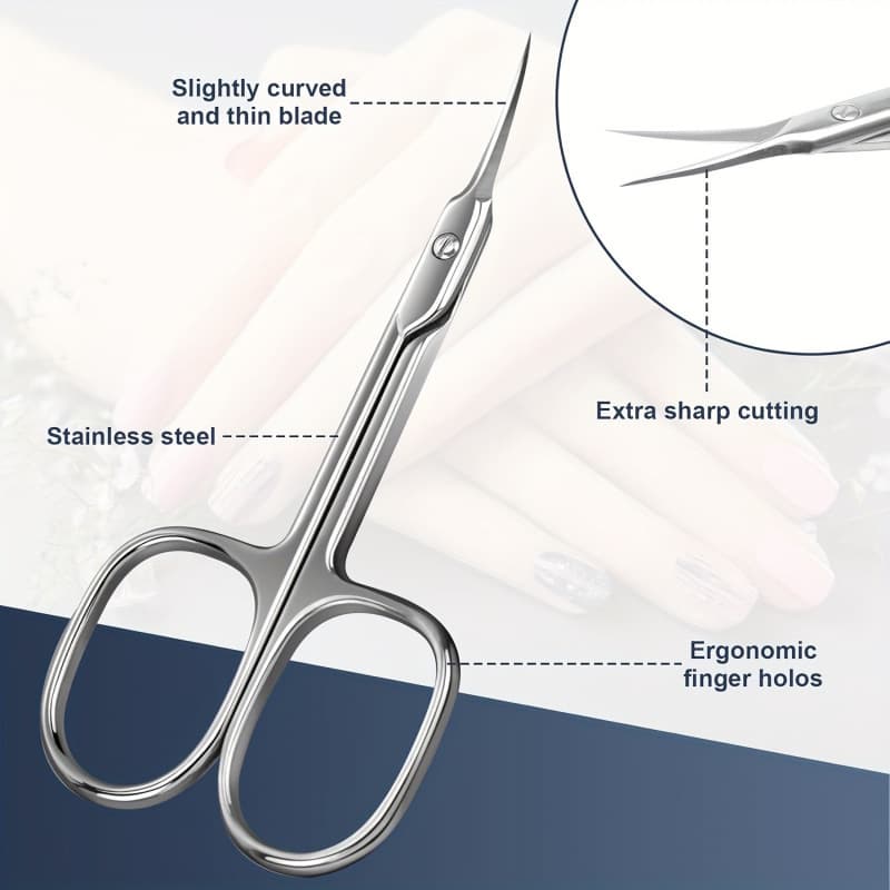 2026 New Cross-border Drop Shipping 1 Ultra-fine Curved Keratin Scissors Cross-border Drop Shipping