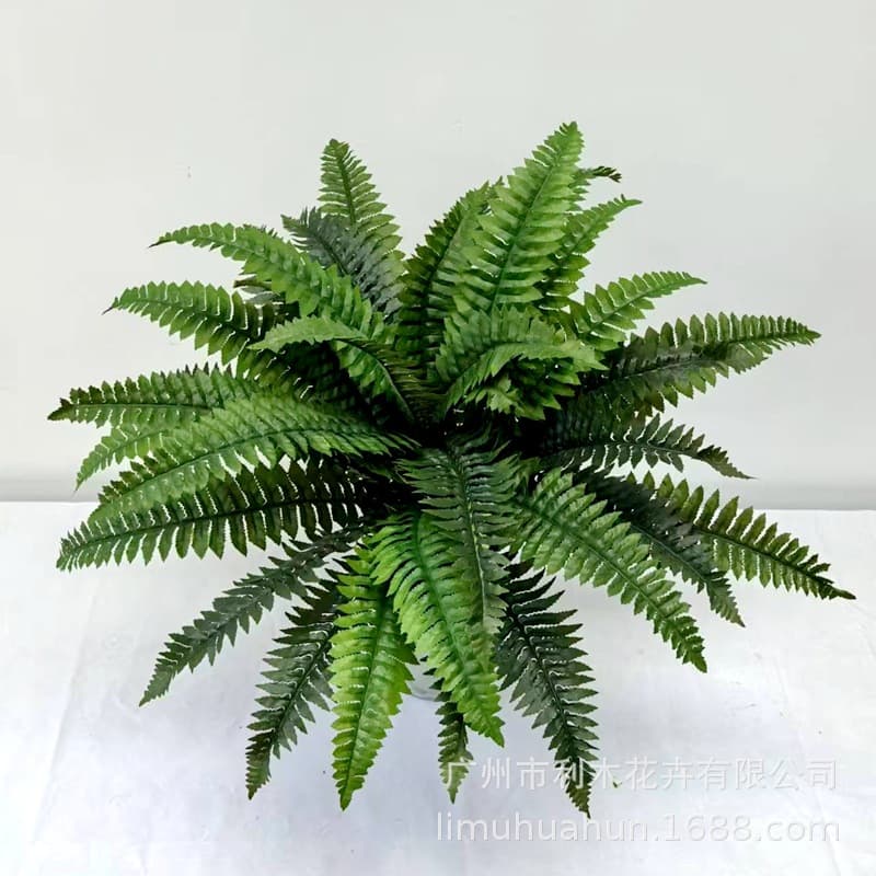 Simulated green plants, ferns, plant wall soft accessories, simulated plants wholesale, home decoration photography props, Persian leaves