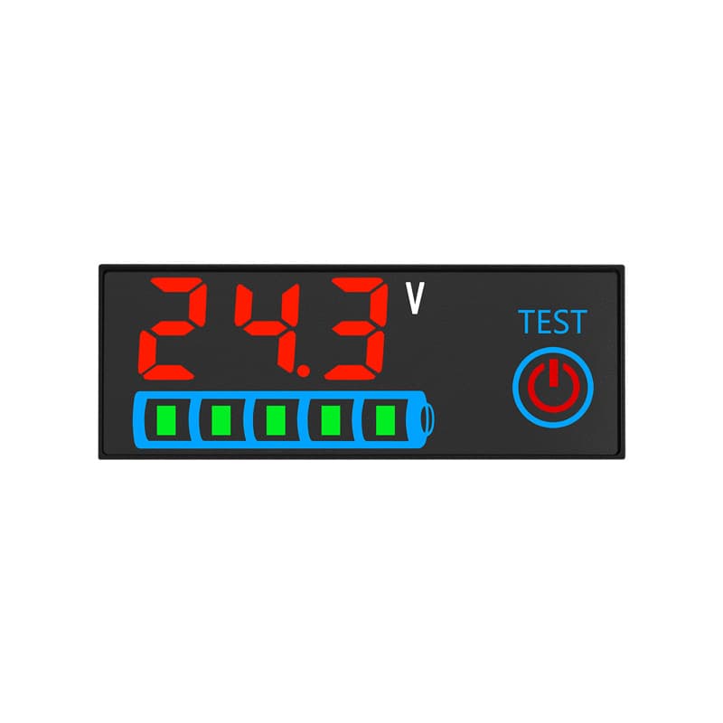 DC Digital Voltmeter Battery Capacity Display Panel 7-55V Lead-Acid Battery Ternary Lithium 12V24V Universal