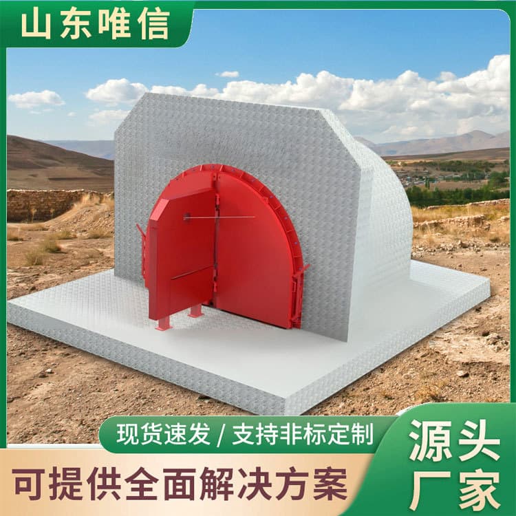 Self-resetting explosion-proof door with prompt delivery, fast stock dispatch, easy operation, direct from manufacturer.