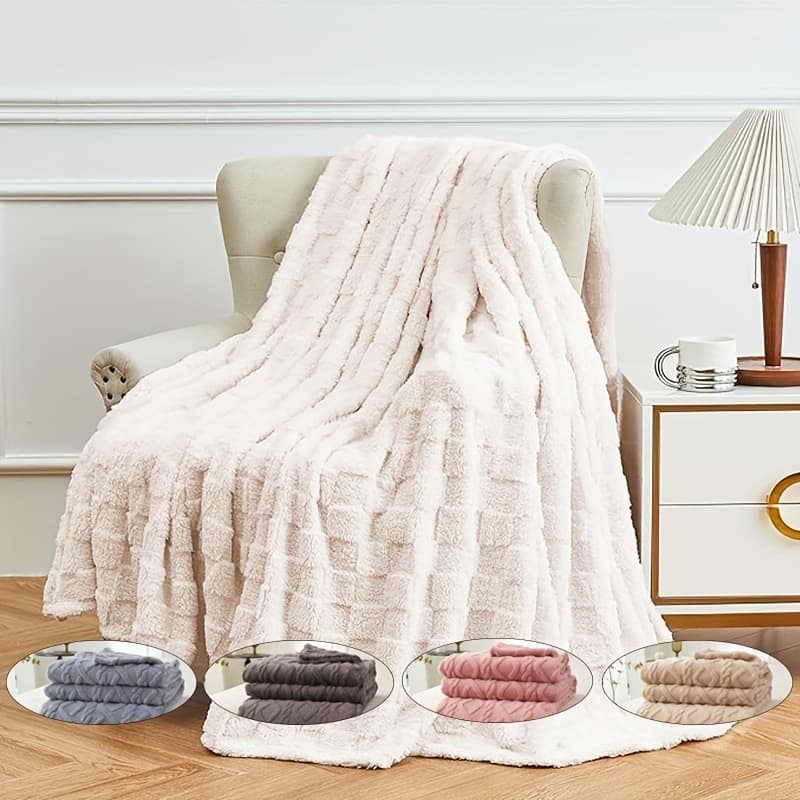 2026 New Cross-border Drop Shipping 1 Lamb Fleece Blanket Soft 3D Fashion Cross-border