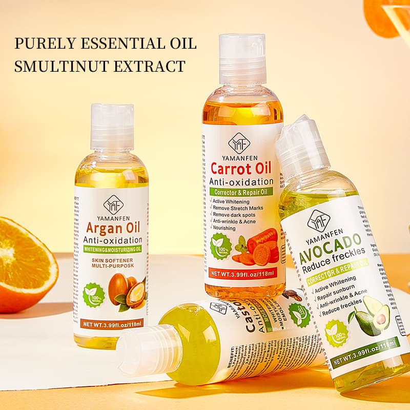 Castor Oil, Vegetable Oil, Argan Oil, Avocado Oil, Face Body Hair Care Massage Oil, Coconut Oil Body Care