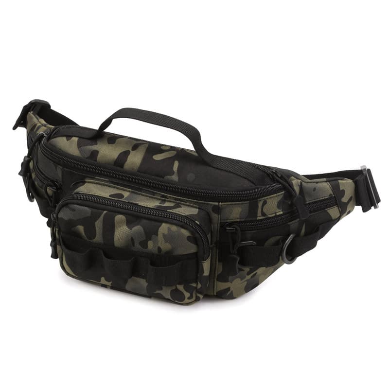 Lure Waist Pack Men's Multi-functional Sports Waterproof Small Waist Bag Water Bottle Crossbody Bag Outdoor Cycling Fishing Travel Tool Bag