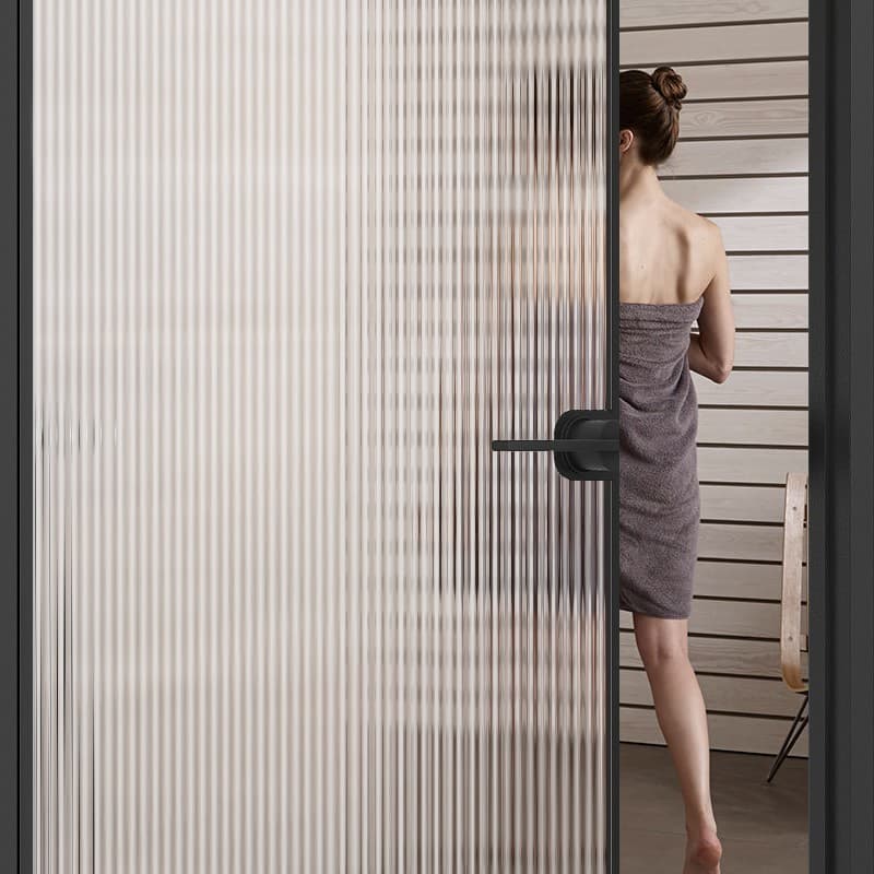 Frosted static cling film for bathroom sliding doors and windows, translucent yet opaque for privacy and anti-peeping