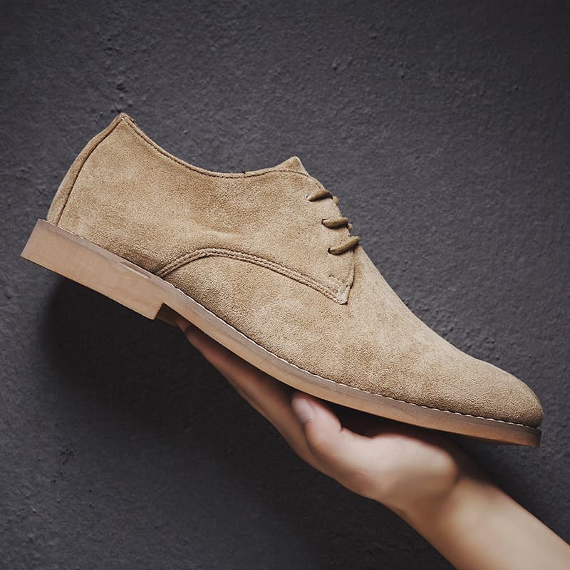 Large Size Men's Shoes Size 45 46 Cross-border Lazada Amazon Casual Low-top 2023 Fall Winter Leather Boots Drop Shipping
