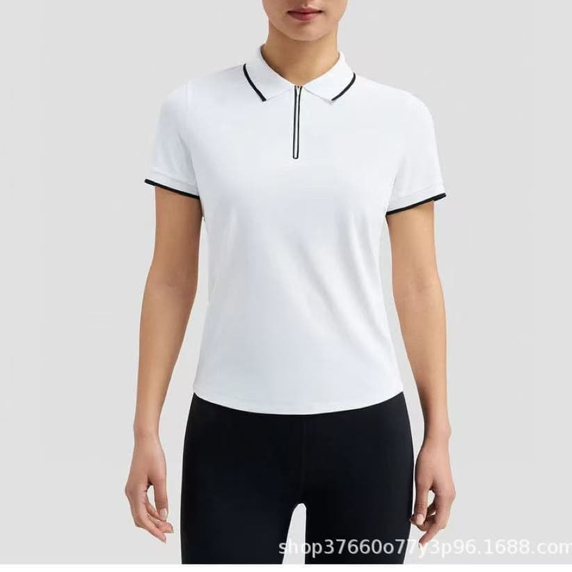 2026 Summer New Trendy Brand D-Style Cross-Border High-Quality Fashion Casual Sports Quick-Dry Knit Women's Polo Shirt