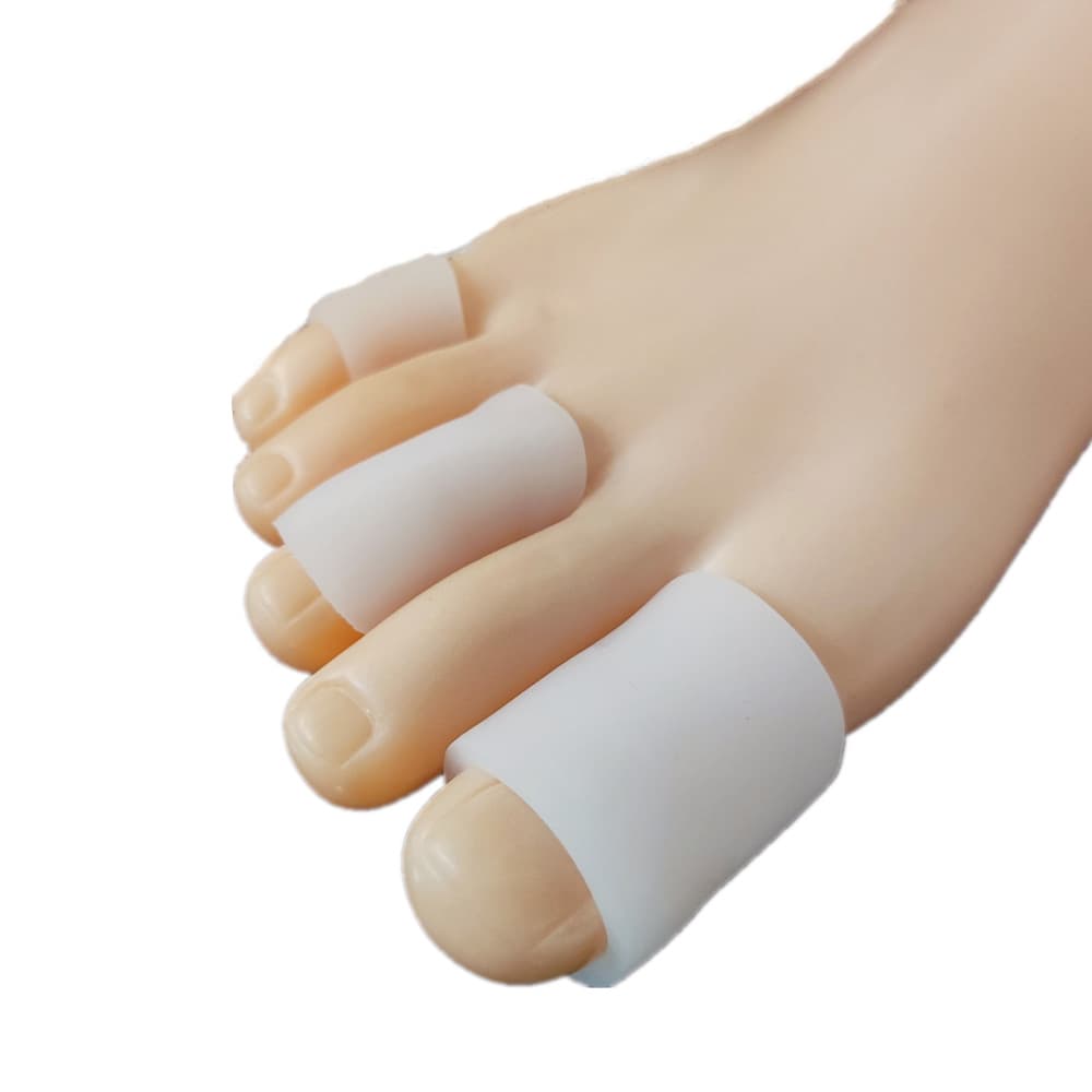 Open-End Silicone Toe Sleeves Toe Protectors Silicone Finger Sleeves Toe Protector
