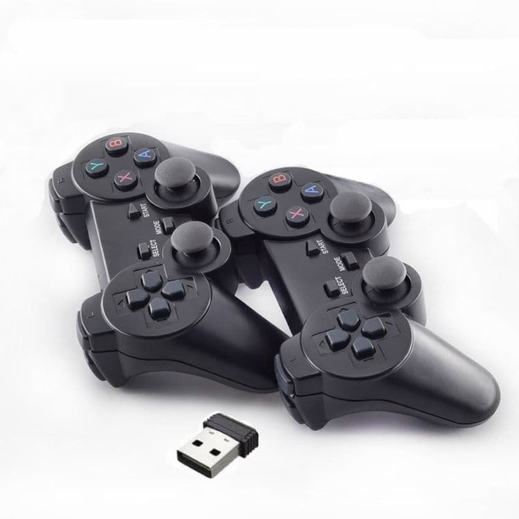 1-to-2 2.4G Wireless Dual-Player Game Controller Compatible with PC Android TV P3 Game Console