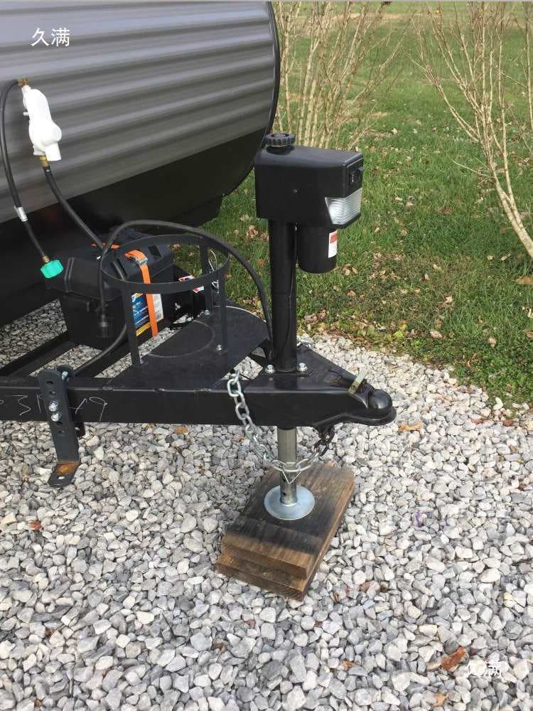 RV Conversion Parking Electric Jack, Trailer Hand-crank Screw Jack Support Stand, Auto Parts Collection