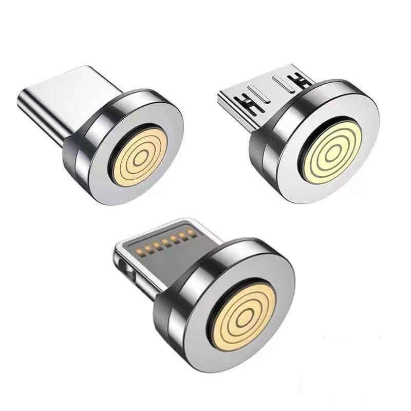 For 3/5A Round Head Fast Charging Magnetic Data Cable, Huawei Android Apple Phone VR Charging 7-Contact Magnetic
