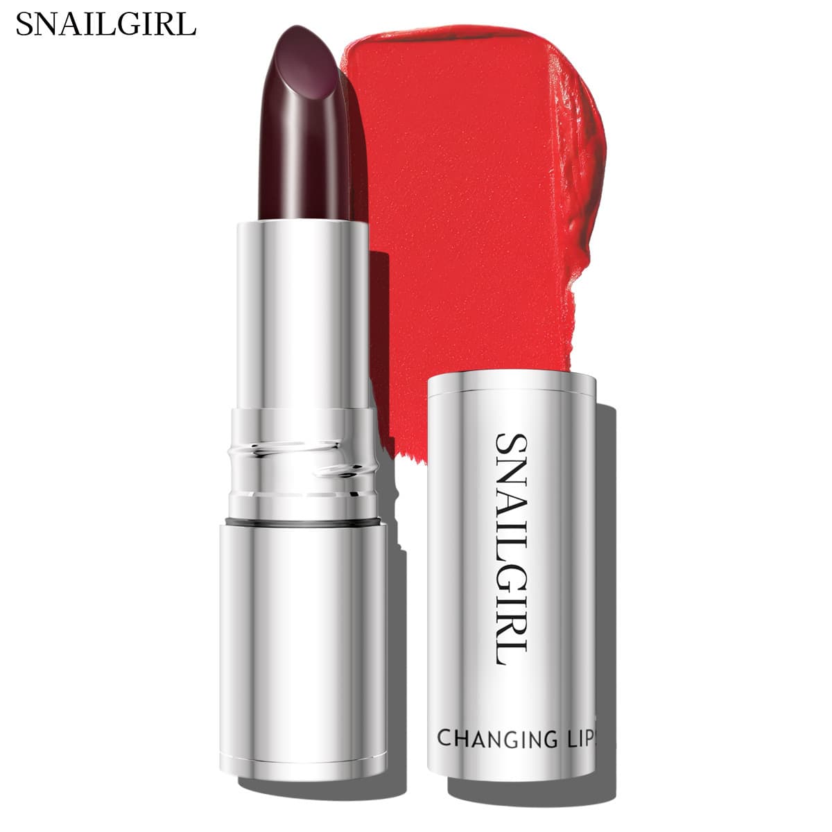 SNAILGIRL Lipstick, Black Rose Lipstick, Moisturizing Lip Gloss, Lip Balm, Long-Lasting, Smudge-Proof, Cross-Border