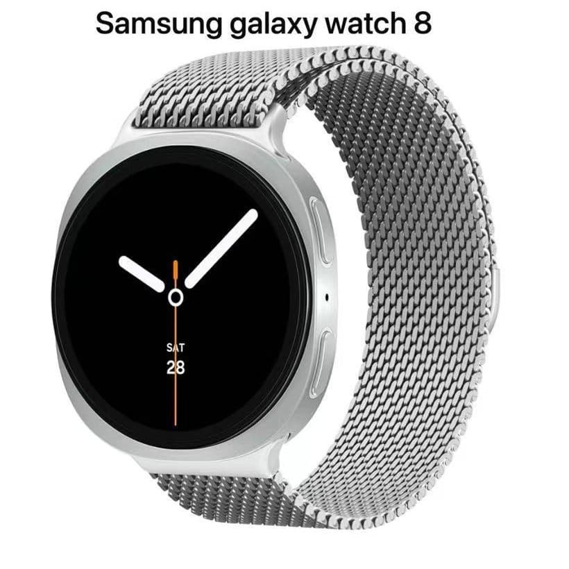 Stainless Steel Milanese Loop Magnetic Buckle Watch Band for Samsung Galaxy Watch8