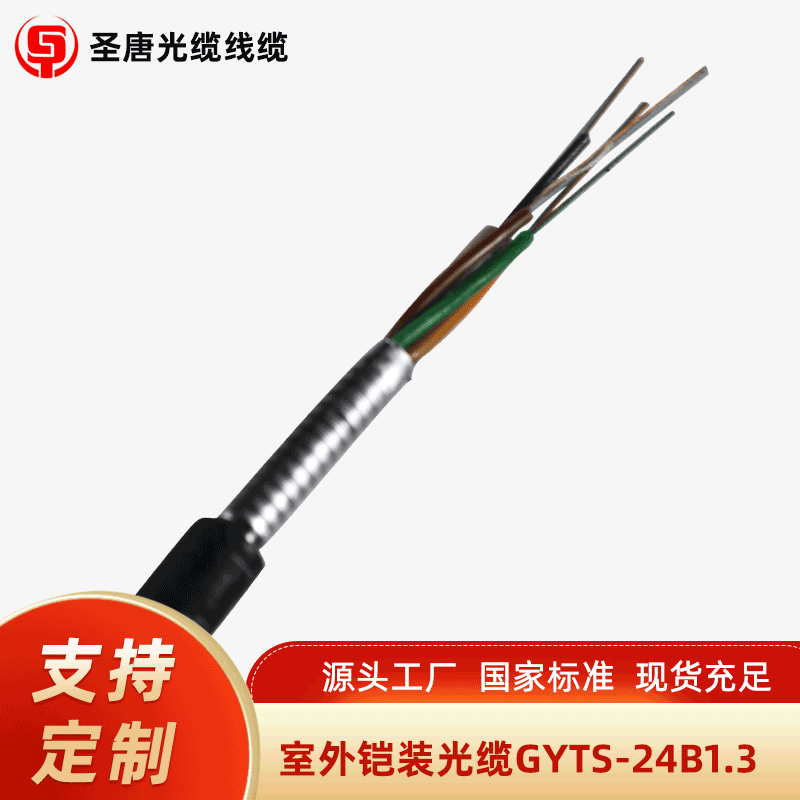 GYTA Optical Cable 12-core 24-core 48-core 72-core 96-core Communication Cable for Radio & TV, Unicom, Mobile, Approved Manufacturer Single-mode