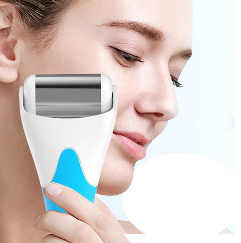 Cross-border Exclusive Ice Roller Stainless Steel Roller Facial Ice and Hot Compress Massage Home Beauty Device Import Tool