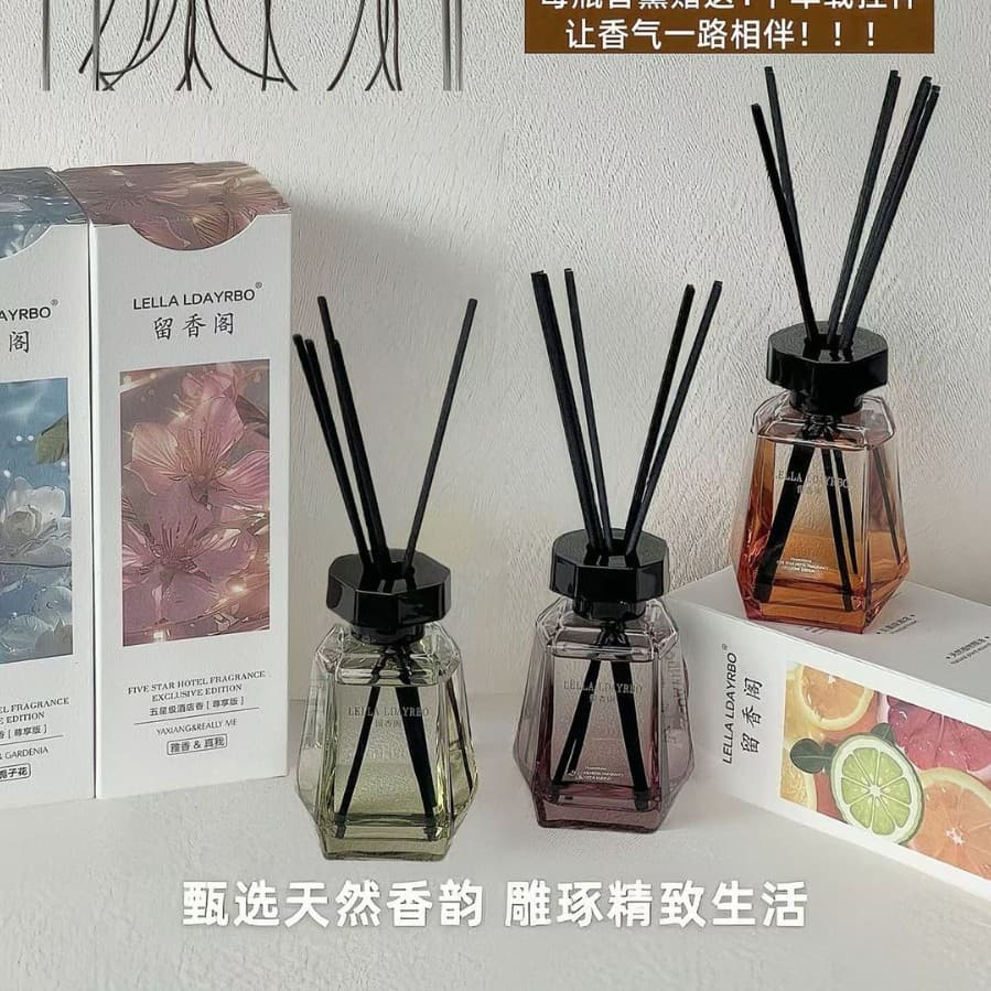 New Product Liuxiangge Plant Essential Oil Gardenia Scented Aromatherapy, Indoor Home Use Long-lasting Fragrance