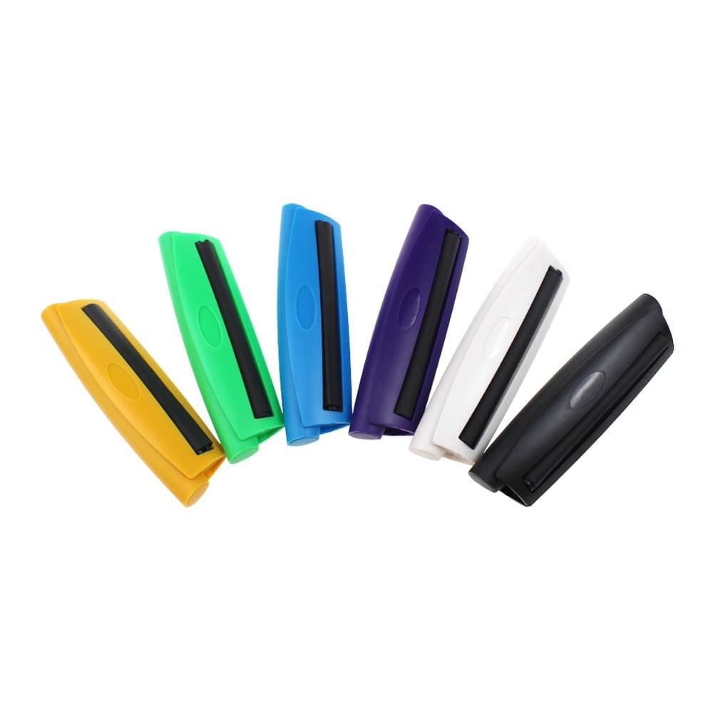 Manufacturer Direct Supply Plastic Tapered Manual Cigarette Roller Colored 78/110MM Filler Manual Roller Cigarette Puller