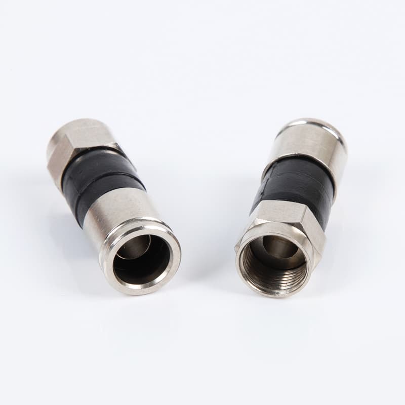 Factory direct wholesale RG6 length 28mm compression F connector for cable TV connector cable supply