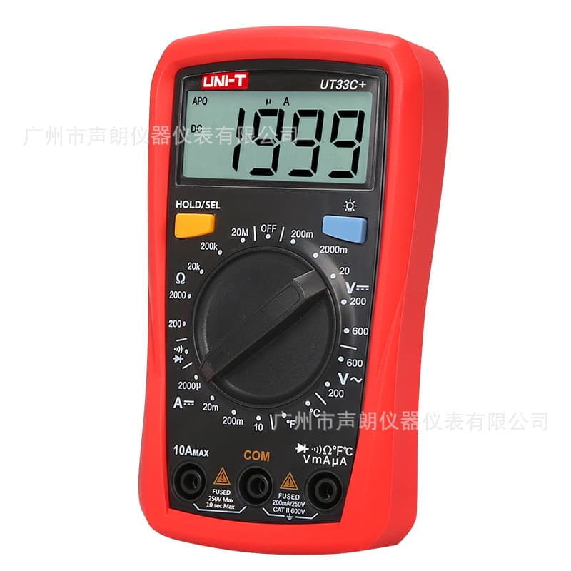 UNI-T UT33C+ Digital Multimeter Electrician Repair Student Teaching Instrument Palm-Sized Digital Multimeter