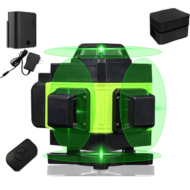 Green Light High Precision Indoor and Outdoor Level 8-Line 12-Line 16-Line Laser Infrared Self-Leveling Floor Level