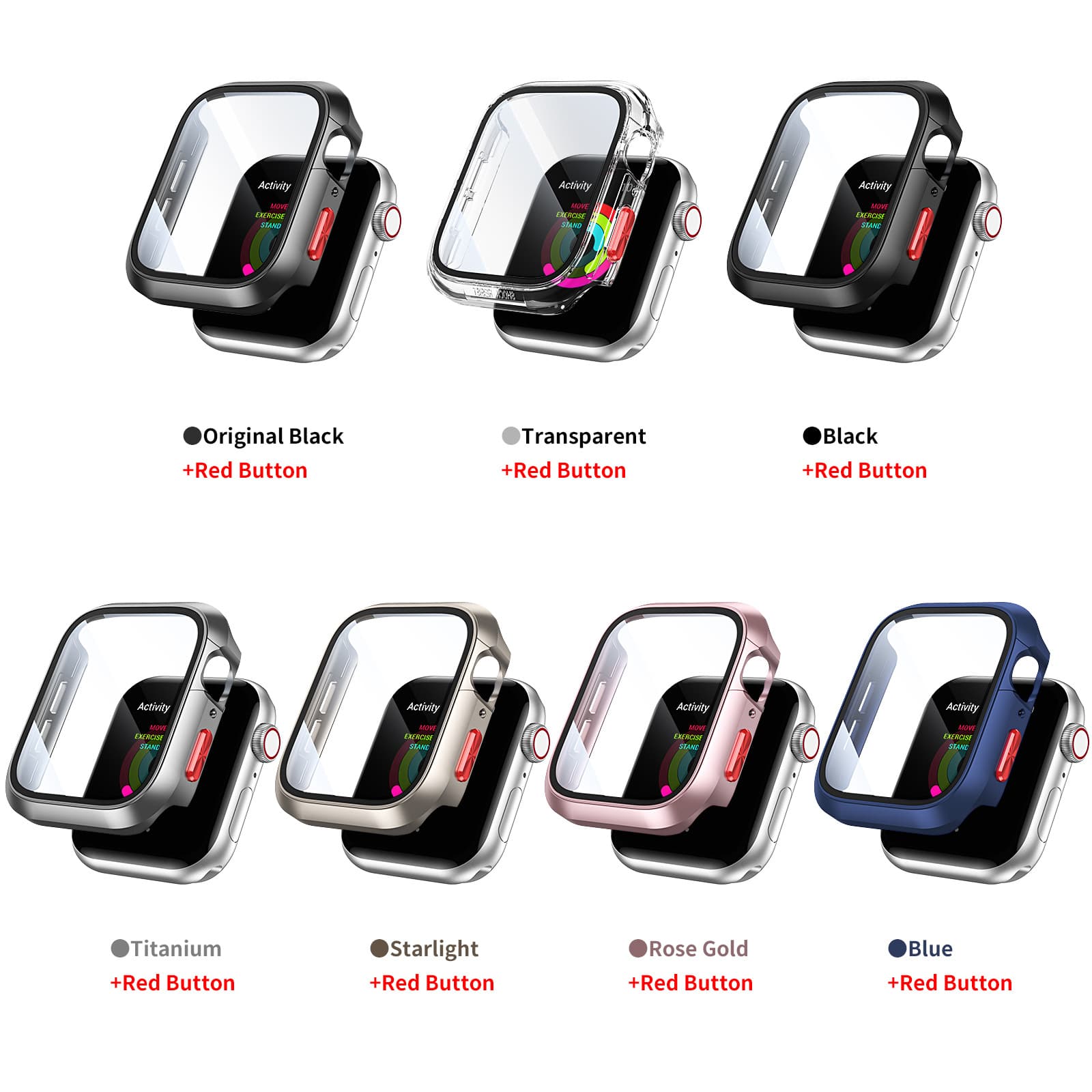 Compatible with Apple 89 S10 S11 Iron Dome protective one-piece case, iWatch Ultra tempered glass protective cover