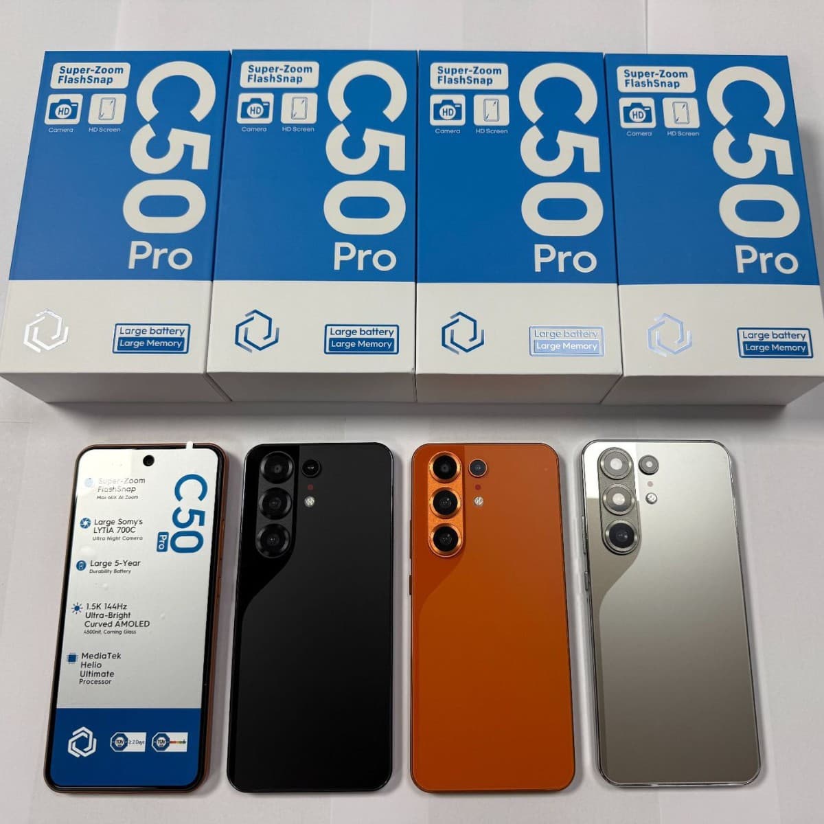 Gt30 Pro Cross-Border E-Commerce Hot-Selling Smart Android Real 4G Mobile Phone in Stock Smartphone New Model 16+1TB