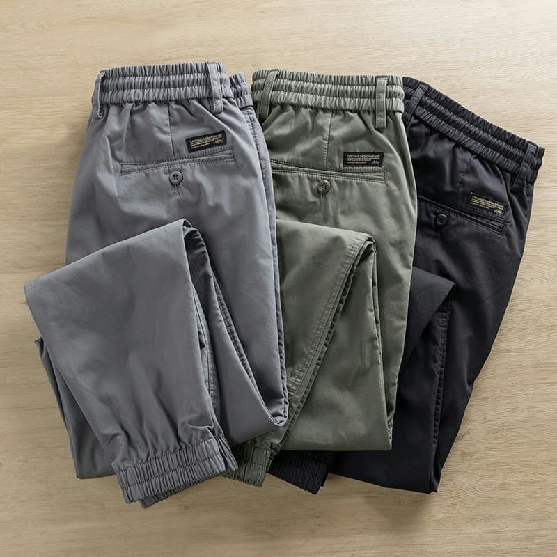 2023 Men's Casual Pants Loose-fit Summer Workwear For Construction Field Work Durable Wear-resistant Pants