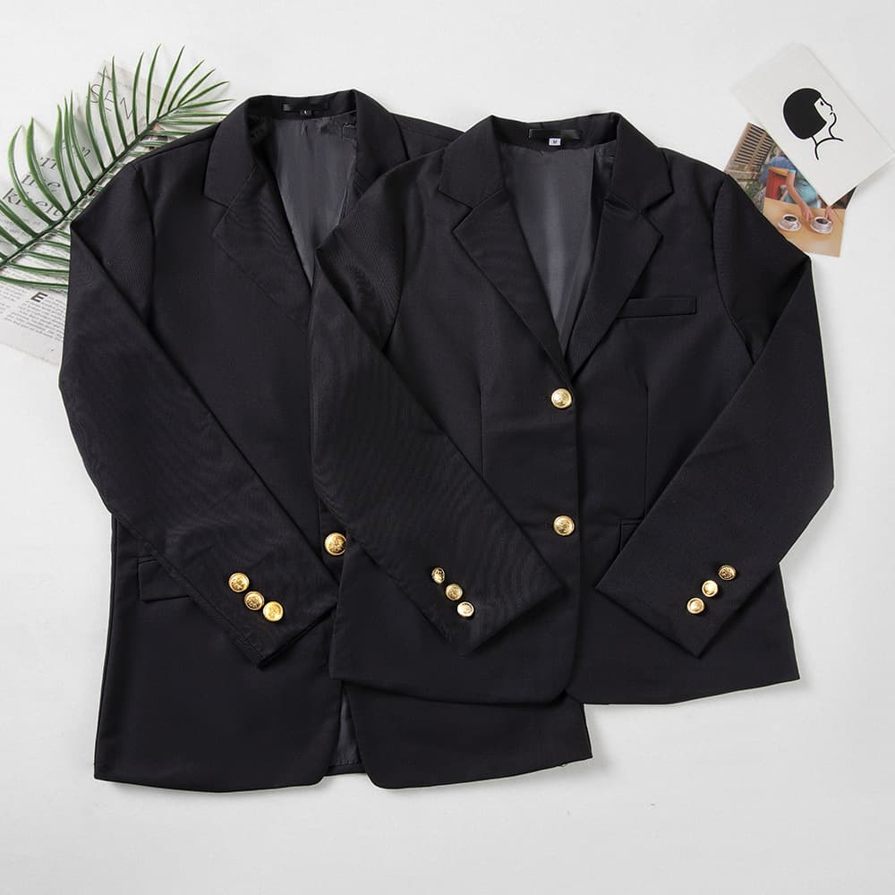 Japanese JK Academy Style Blazer Autumn Casual Commute Suit Class Uniform Sports Day National Day Event Student Outfit
