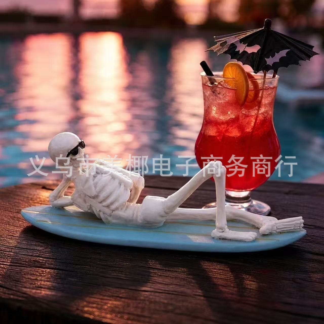 Cross-border creative Halloween decoration skull statue ornaments commemorative collection ornaments festive atmosphere gifts