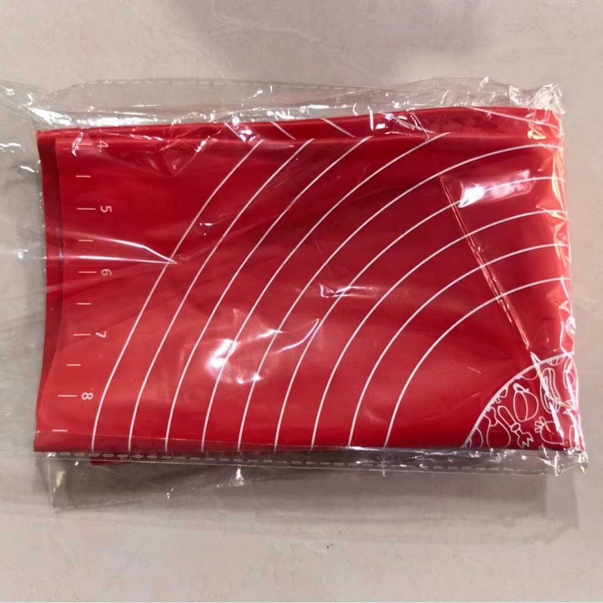 New Cross-Border Simple Square Silicone Kneading Mat with Scale for Home Kitchen Baking Tool Wholesale