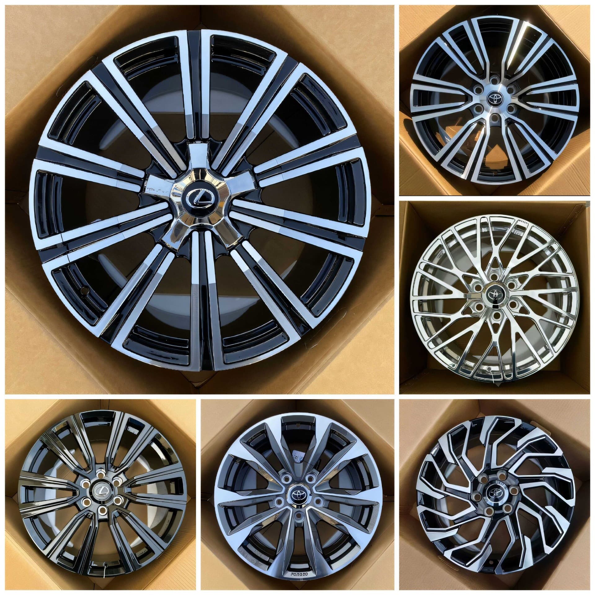 Suitable for 20 21 22 inch forged wheel hub modification for Toyota Land Cruiser LC300 Lexus LX570 600
