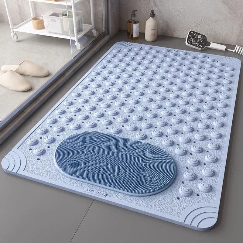Bathroom Anti-Slip Mat, Children Waterproof Shower Floor Mat, Massage Foot Pad