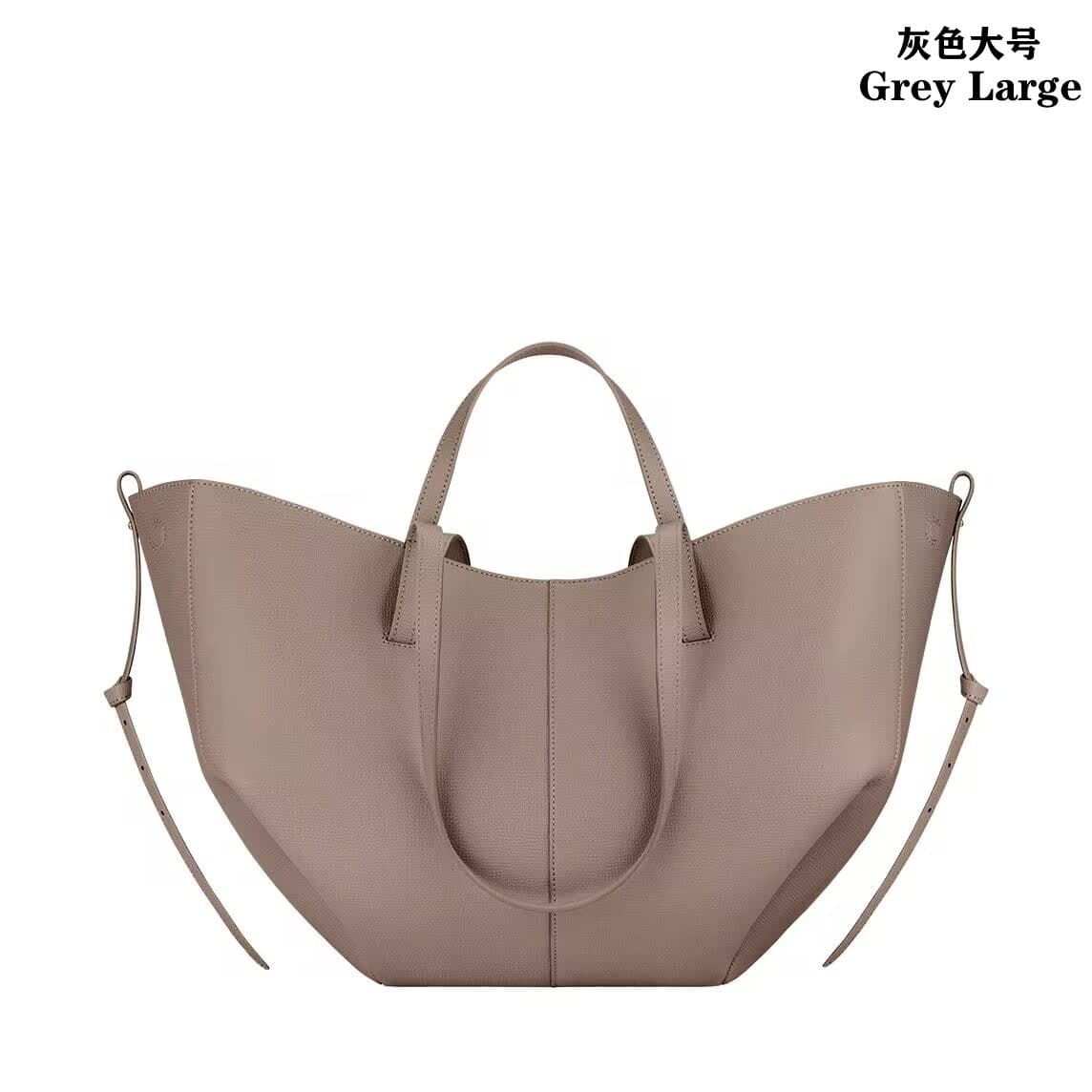 Polene Wings Bag Niche Cyme Genuine Leather Single Shoulder Underarm Bag Large Capacity Handbag Tote Bag