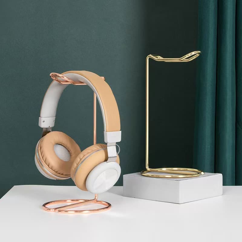 Modern simple creative display headset stand fashionable home e-sports room headphone display stand iron stand display