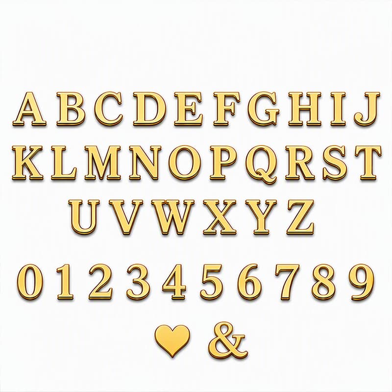 Cross-border Acrylic Self-Adhesive 3D Wall Stickers Mirror English Letters Wall Decals for Wall Decoration Background
