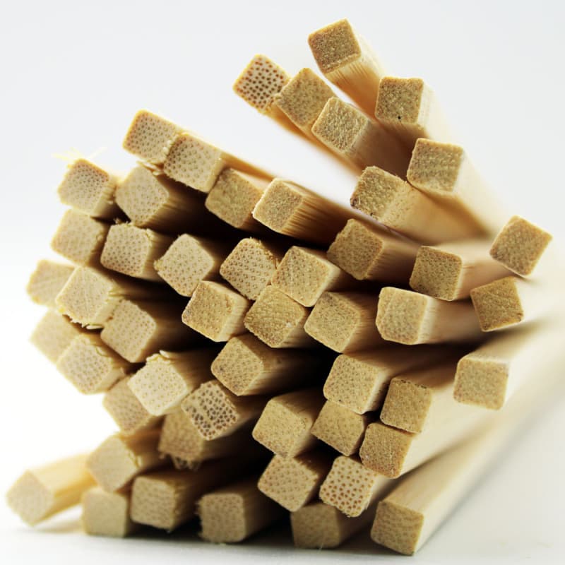Multi-size bamboo square strips, square bamboo, bamboo sticks, bamboo strips, handicrafts, bamboo raw materials, bamboo square strips, smooth, flat and thorn-free