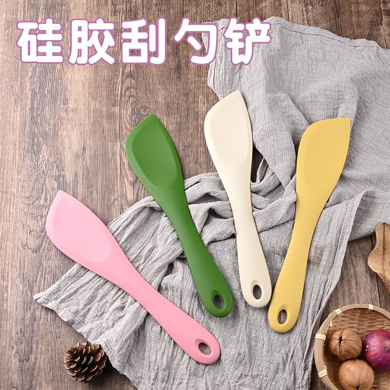 In-Stock Baking Tools: Integrated Silicone Spatula, Chocolate Cream Mixing Spatula, Cake Baking Butter Spatula